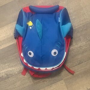 Ocean Blue Shark Kids Backpack